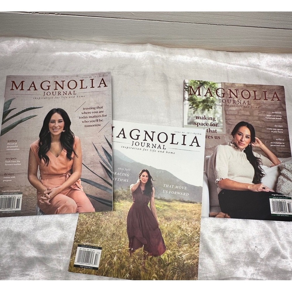 Magnolia Journal‎ Magazine Lot 2020 Spring Fall Winter Issues 14 16 17 Excellent